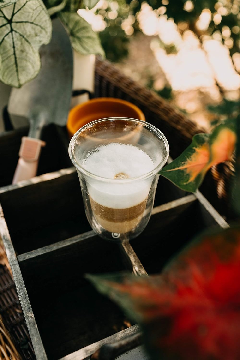 image:imageThermisches Glas DeLonghi DLSC311 Doppelwandiges CappuccinoSet 2 Stck 1 Packung transparent Durchsichtig4 x Latte Macchiato 330ml