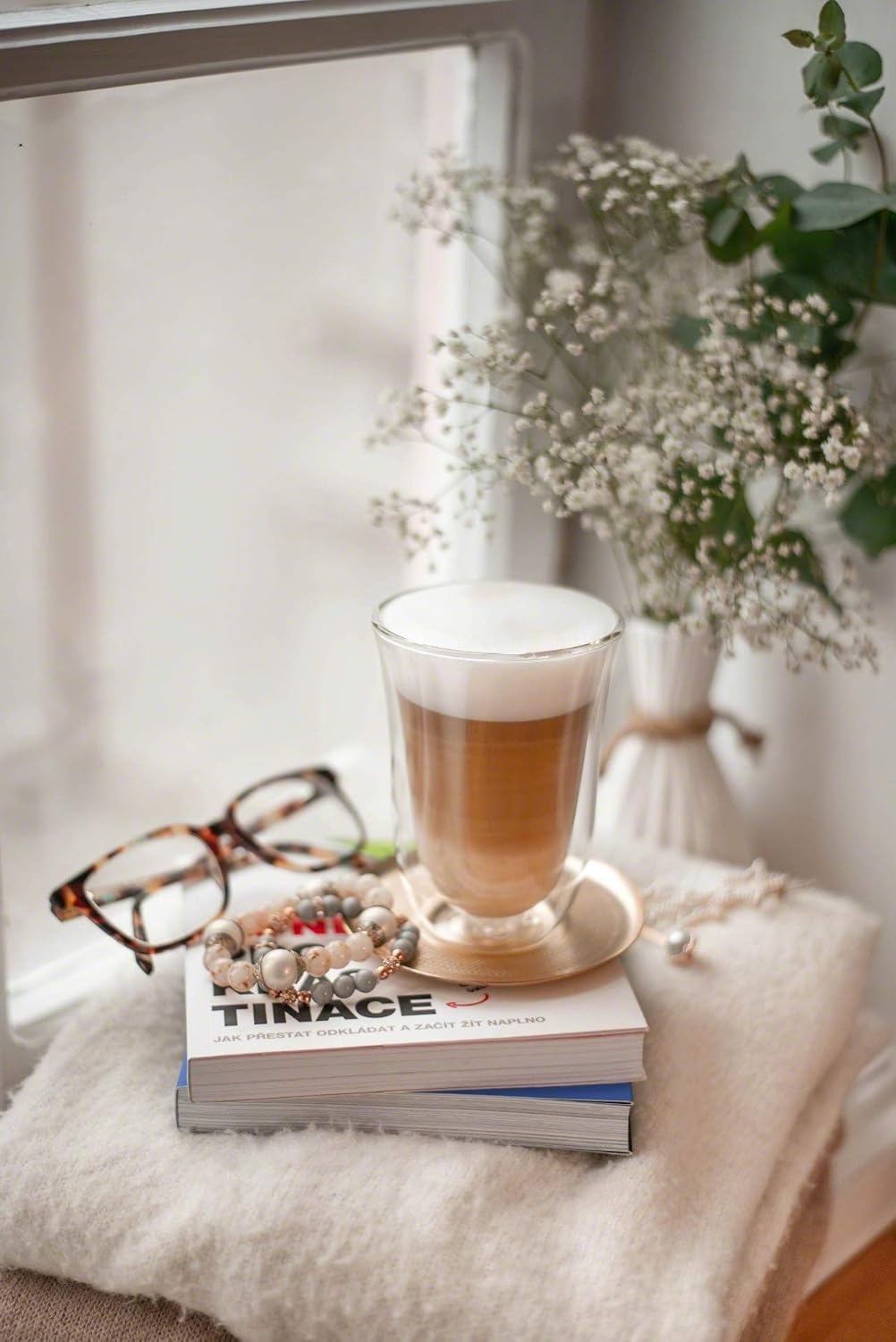 image:imageThermisches Glas DeLonghi DLSC311 Doppelwandiges CappuccinoSet 2 Stck 1 Packung transparent Durchsichtig4 x Latte Macchiato 330ml