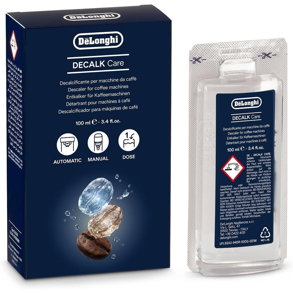 image:imageDeLonghi Decalk Care  Entkalker fr Kaffeemaschinen 1 Entkalkungsdosis100 ml 1er Pack