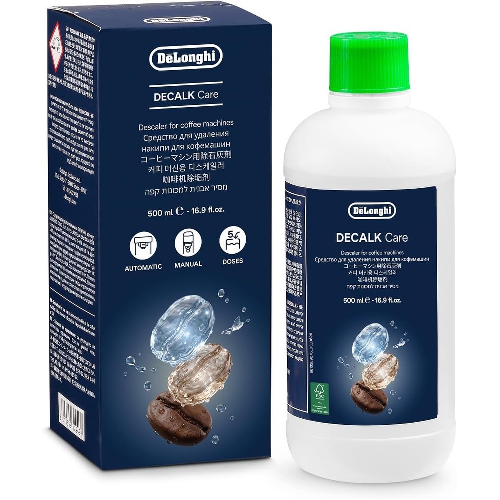 image:imageDeLonghi Decalk Care KaffeemaschinenEntkalker 10 Entkalkungsdosen500 ml 1er Pack