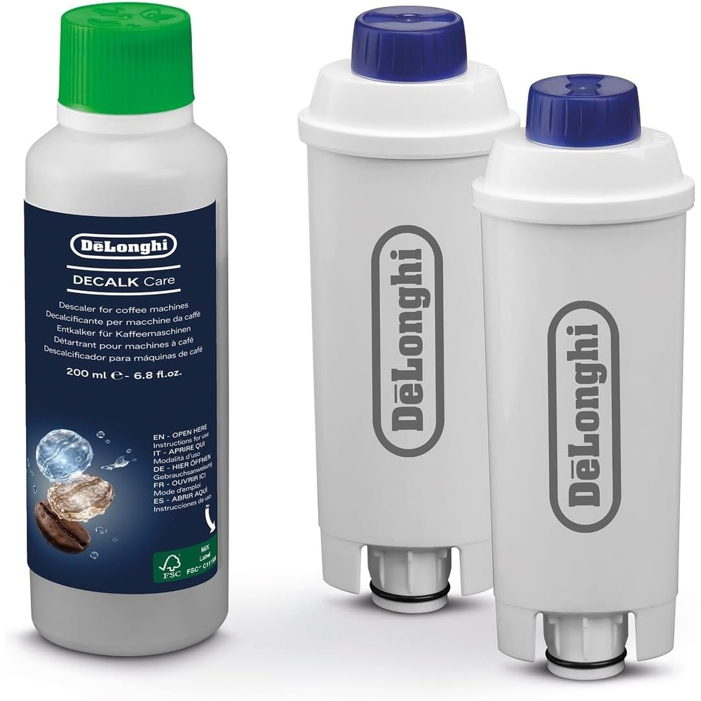 image:imageDeLonghi Decalk Care  Wartungsset fr Kaffeemaschinen mit EntkalkerWasserfilter Kit