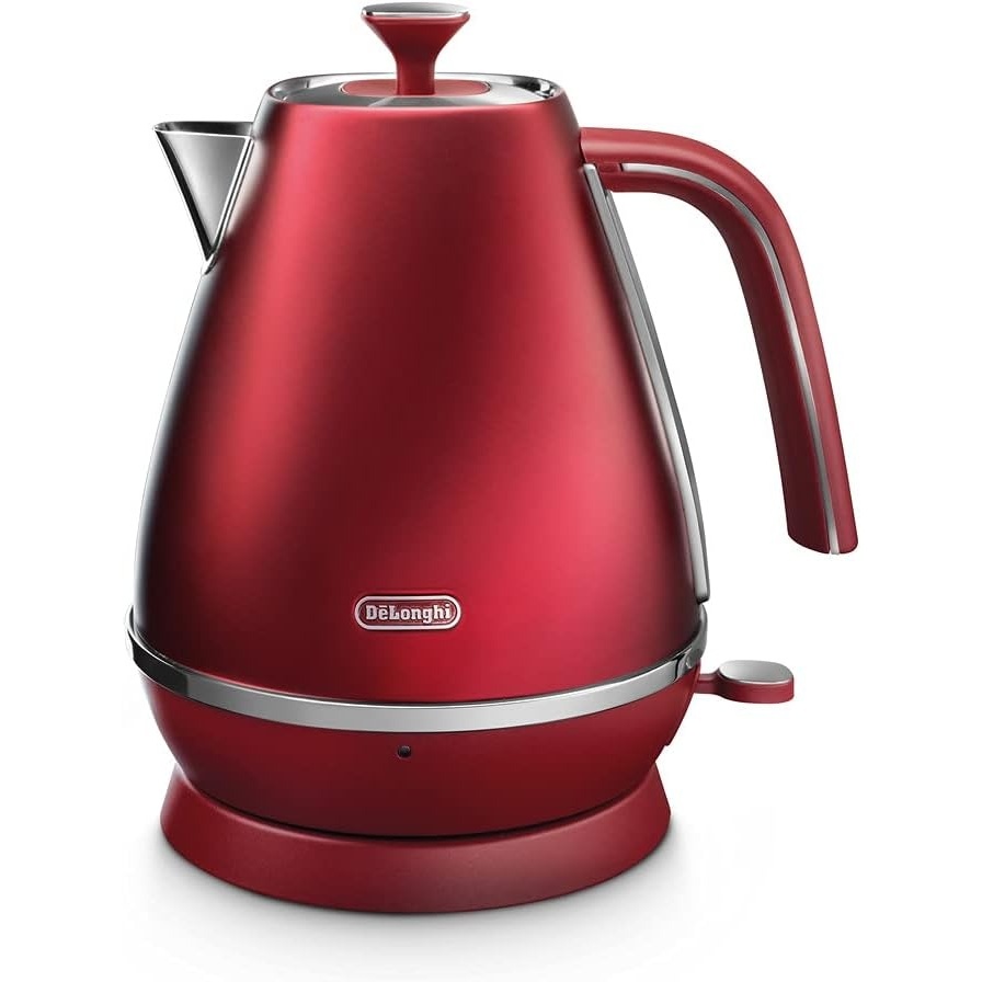 image:imageDeLonghi Distinta Flair Wasserkocher KBI2001S  17 L  Herausnehmbarer Kalkfilter  Finesse SilverWasserkocher Glamour Red