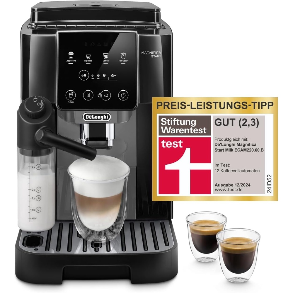 image:imageDeLonghi Magnifica Start  Kaffeevollautomat 4 Getrnke SchwarzSchwarzGrau
