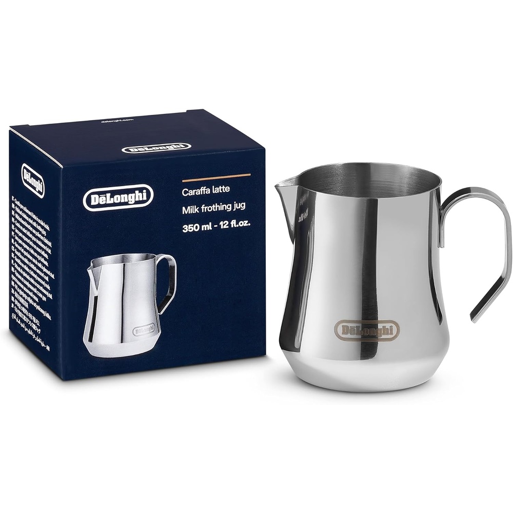 image:imageDeLonghi Milchknnchen DLSC060 Milchknnchen fr manuelles Aufschumen ergonomischer Griff Kapazitt 350 ml Edelstahl350 ml
