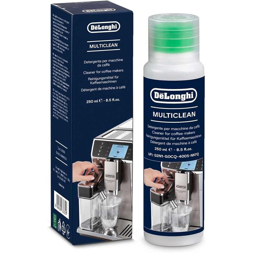 image:imageDeLonghi Original Eco MultiClean DLSC550 Reinigungsmittel fr Kaffeevollautomaten zur Reinigung des MilchSystems wirksam auch fr Auenflchen und alle abnehmbaren Teile der Kaffeemaschine 250ml