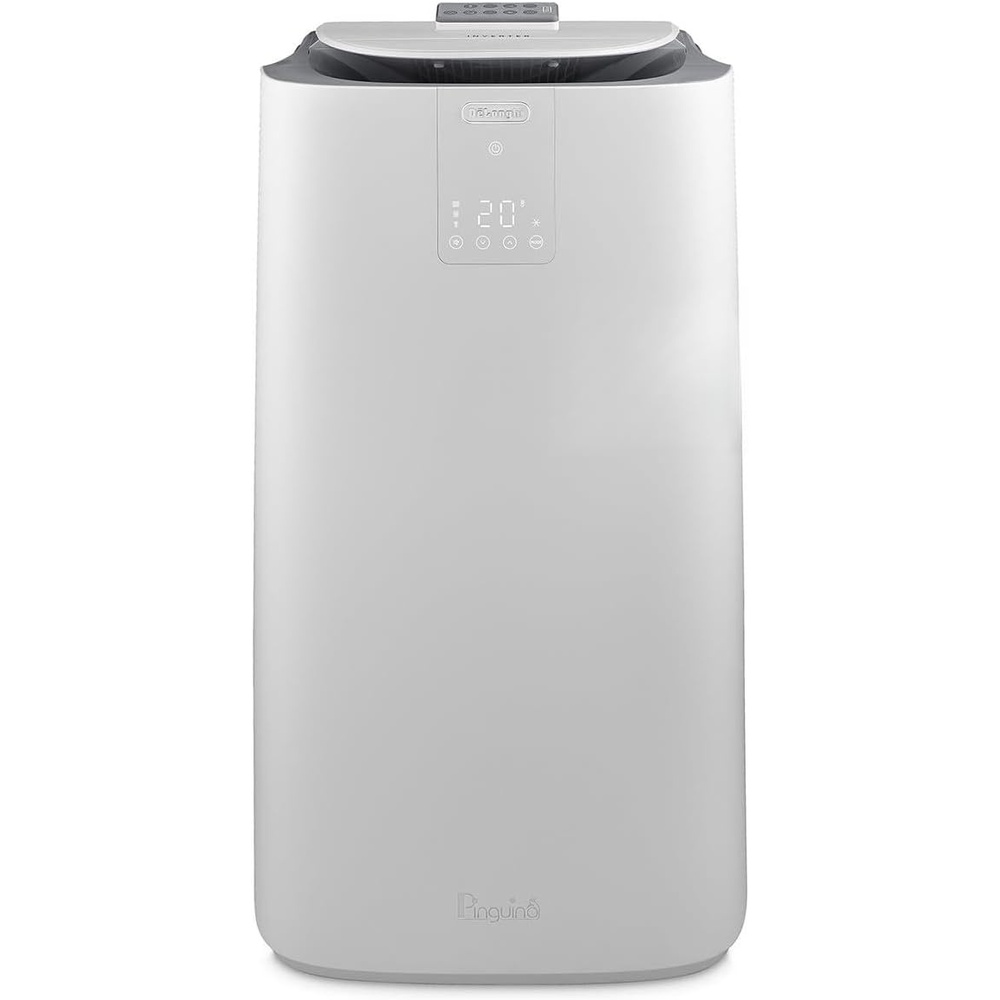 image:imageDeLonghi Pinguino  Mobiles Klimagert fr Rume bis 30 m mit Luftentfeuchter amp Ventilator 10000 BTU Leiser Betrieb EcoRealFeel Fernbedienung Timer Energieeffizienzklasse A PACEX105Fr Rume bis 45 m