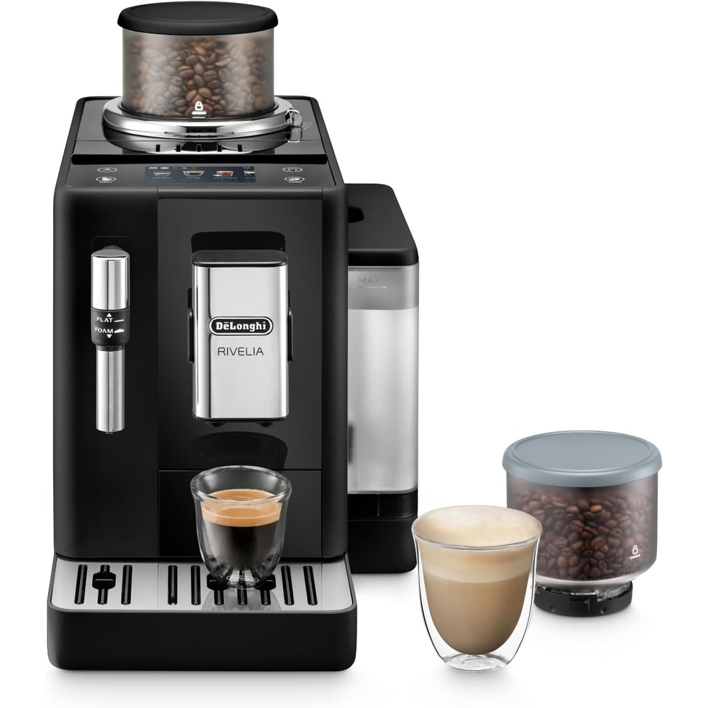 image:imageDeLonghi Rivelia Kaffeevollautomat 16 Getrnke GrauSchwarz