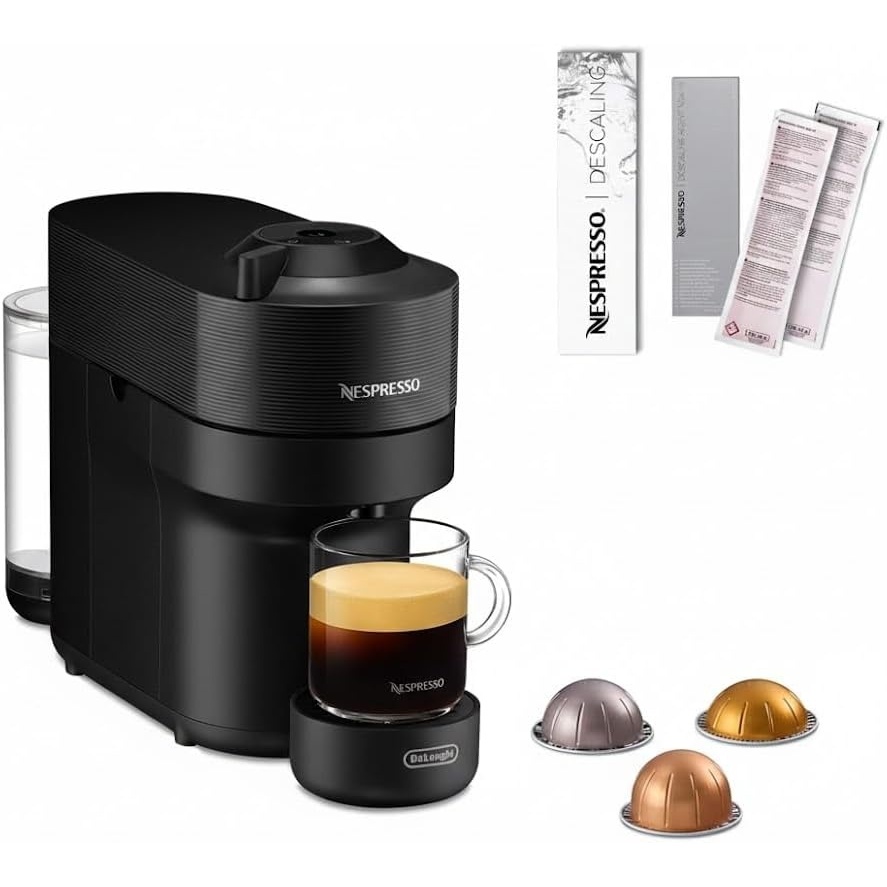 image:imageNESPRESSO DELONGHI Vertuo Pop Gelb Kapselmaschine ENV90YSchwarzes Lakritz