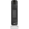 image:imageDeLonghi TurmKeramikHeizlfter Schnellheizung mit 2 Leistungsstufen Fernbedienung 24hTimer EcoFunktion Sicherheitsthermostat Griff Hinten 2000W HFX25S20 WeiSchwarzSchwarzGrau