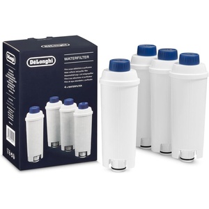 4 x DELONGHI Wasserfilter DLS C002 für Kaffeevollautomaten(4 Wasserfilter)