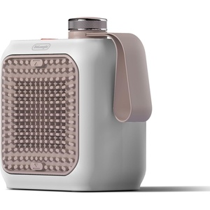 De’Longhi Capsule Desk – Keramik-Heizlüfter, Kompakter Tischheizlüfter, Sofortige Wärme, Leise, Automatische Abschaltung bei Umkippen, 360 W, Salbeigrün (HFX10B03.GR)(Pink / San Diego)
