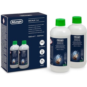 De’Longhi Decalk Care – Kaffeemaschinen-Entkalker 10 Entkalkungsdosen(500 ml (2er Pack))