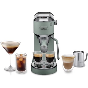De’Longhi Dedica Duo – Manuelle Espressomaschine mit Cold Brew Grün(Grün)