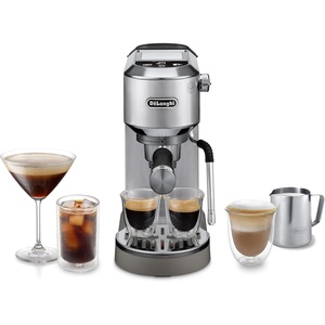 De’Longhi Dedica Duo – Manuelle Espressomaschine mit Cold Brew Grün(Metall)