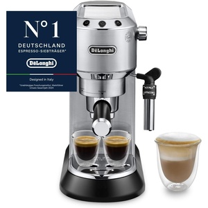 De’Longhi Dedica Style – Espressomaschine mit Manuellem Milchaufschäumer(Metal)