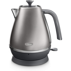 De’Longhi Distinta Flair Wasserkocher KBI2001.S | 1,7 L | Herausnehmbarer Kalkfilter | Finesse Silver(Wasserkocher Finesse Silver)
