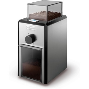 De’Longhi KG79 – Elektrische Kaffeemühle mit Scheibenmahlwerk(Silber)
