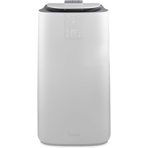 De’Longhi Pinguino – Mobiles Klimagerät, für Räume bis 30 m², mit Luftentfeuchter & Ventilator, 10000 BTU, Leiser Betrieb, Eco-Real-Feel, Fernbedienung, Timer, Energieeffizienzklasse A+++ (PACEX105)(Für Räume bis 45 m²)