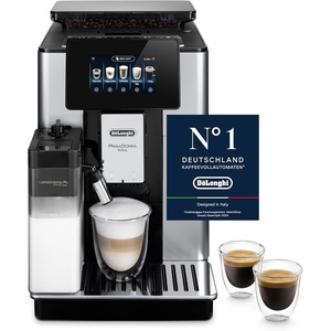 De’Longhi PrimaDonna Soul – Kaffeevollautomat 18 Getränke Silber-Schwarz(Kaffeevollautomat)