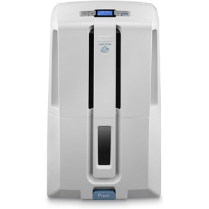 De’Longhi Tasciugo AriaDry Light – Tragbarer Luftentfeuchter, Zeolith-Technologie, Ionisator, 6L/Tag Feuchtigkeitsentzug, Wäschetrockner, Anti-Schimmel, Swing-Funktion, Timer, Grau (DNS65)(30L – 65 m²)