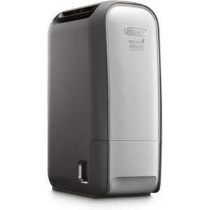 De’Longhi Tasciugo AriaDry Light – Tragbarer Luftentfeuchter, Zeolith-Technologie, Ionisator, 6L/Tag Feuchtigkeitsentzug, Wäschetrockner, Anti-Schimmel, Swing-Funktion, Timer, Grau (DNS65)(7.5L – 16 m²)