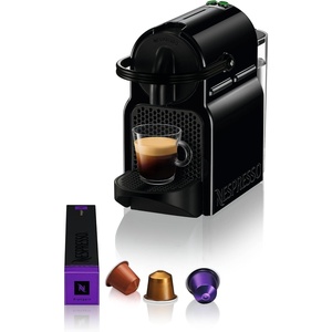 NESPRESSO DE’LONGHI Inissia Schwarz Original Kapselmaschine EN80.B(Dunkle Schwarz)