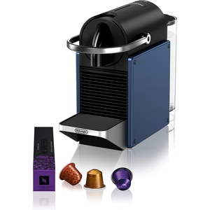 NESPRESSO DE’LONGHI Pixie Blau Original Kapselmaschine EN127.BL(Blau/Schwarz)